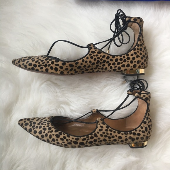 SOLD • Aquazzura Cheetah Christy Flat EUC - Picture 3 of 8